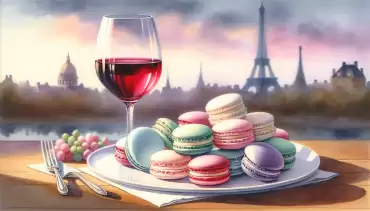 Delight in French Macarons and Fine Wines